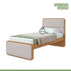 Quarto Infantil Com 2 Camas Solteiro Loop Tecido Corano E Mes