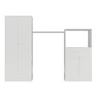 Quarto Infantil Com Berço-cômoda Laura Multimóveis Branco/cin