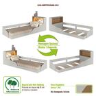 Quarto Infantil Com Cama De Solteiro Montessoriana Cômoda E G