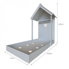 Quarto Infantil Com Cama E Armário Espresso Móveis Cinza Cris