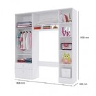 Quarto Infantil Com Cama E Guarda Roupa Elysa