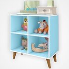 Quarto Infantil Com Cama Montessoriana E 2 Estantes Organizad