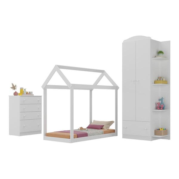 Quarto Infantil Com Cama Montessoriana João E Maria Multimóve