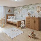 Quarto Infantil Com Cama Solteiro Athenas E Cômoda 8 Gavetas
