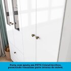 Quarto Infantil Com Cômoda E Guarda Roupa Com Janelas Retangu