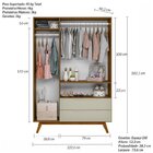 Quarto Infantil Com Cômoda, Guarda Roupa E Mesa De Cabeceira