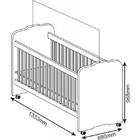 Quarto Infantil Com Cômoda Vitória E Berço Ternura Branco Ros