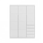 Quarto Infantil Com Guarda-roupa 3 Portas 4 Gavetas E Cômoda