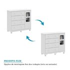 Quarto Infantil Com Guarda Roupa 3 Portas E Cômoda 1 Porta Co