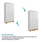 Quarto Infantil Com Guarda-roupa 3 Portas E Cômoda Com Janela