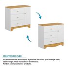 Quarto Infantil Com Guarda-roupa 3 Portas E Cômoda Com Janela