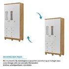 Quarto Infantil Com Guarda-roupa 3 Portas E Cômoda Com Janela