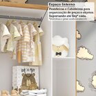 Quarto Infantil Com Guarda-roupa 3 Portas E Cômoda Com Janela