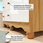 Quarto Infantil Com Guarda-roupa 4 Portas E Cômoda Com Janela