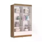 Quarto Infantil Com Guarda Roupa 4 Portas Katatau E Berço Mel