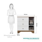 Quarto Infantil Com Guarda Roupa E Cômoda 100% Mdf Cocada Bra
