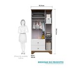 Quarto Infantil Com Guarda Roupa E Cômoda 100% Mdf Cocada Bra