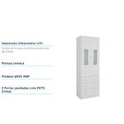 Quarto Infantil Com Guarda Roupa Luna 02 Portas E Berço Uli A