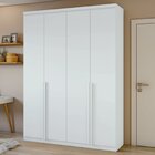 Quarto Infantil Com Guarda-roupa Solteiro 4 Portas 2 Gavetas