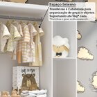 Quarto Infantil Com Guarda Roupas 3 Portas E Cômoda Com Janel