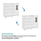 Quarto Infantil Com Guarda Roupas 3 Portas E Cômoda Com Janel