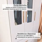 Quarto Infantil Com Guarda-roupas E Cômoda 4 Portas Janeladas