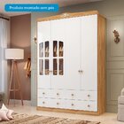 Quarto Infantil Com Guarda-roupas E Cômoda Com Janelas 100% M