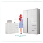 Quarto Infantil Com Guarda Roupas E Cômoda Eloá Phoenix Baby