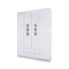 Quarto Infantil Com Guarda Roupas E Cômoda Lívia Phoenix Baby