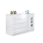 Quarto Infantil Com Guarda Roupas E Cômoda Lívia Phoenix Baby