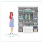 Quarto Infantil Com Guarda Roupas E Cômoda Lívia Phoenix Baby