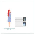 Quarto Infantil Com Guarda Roupas E Cômoda Lívia Phoenix Baby