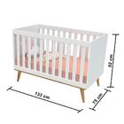 Quarto Infantil Cômoda 4 Gavetas Com Fraldário Fernanda Berço