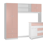 Quarto Infantil Cômoda Adhara 5 Gavetas  Conjugado Ternura 04