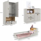 Quarto Infantil Completo 112,6cm X 184,4cm Lille Arenas