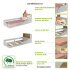 Quarto Infantil Completo 112,6cm X 184,4cm Lille Arenas