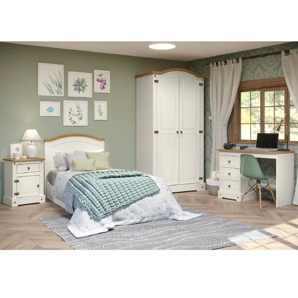 Quarto Infantil Completo 1 Guarda Roupa 1 Mesa De Cabeceira 1