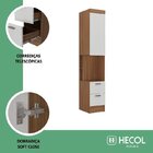 Quarto Infantil Completo 5 Peças Ella Espresso Móveis Nogal/b