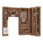 Quarto Infantil Completo 5 Peças Ella Espresso Móveis Nogal/b