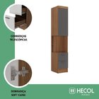 Quarto Infantil Completo 5 Peças Ella Espresso Móveis Nogal/g