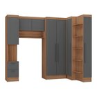 Quarto Infantil Completo 5 Peças Ella Espresso Móveis Nogal/g