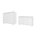 Quarto Infantil Completo 5 Portas Branco - Brv