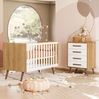 Quarto Infantil Completo Bear 4 Gavetas Branco/freijo - Pnr M