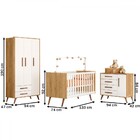 Quarto Infantil Completo Bear 4 Portas 6 Gavetas Branco/freij