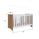 Quarto Infantil Completo Berço Americano 3 Em 1 Com Colchão 1