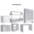 Quarto Infantil Completo Branco Conjunto 1 - Quiditá Móveis