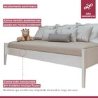 Quarto Infantil Completo Com 1 Cama Babá Clean 90cm E Guarda-