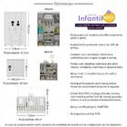 Quarto Infantil Completo Com Berço 3 Em 1 Com Colchão Incluso