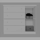 Quarto Infantil Completo Com Berço Cômoda E Guarda Roupa Alvi