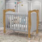 Quarto Infantil Completo Com Berço Cômoda E Guarda Roupa Alvi